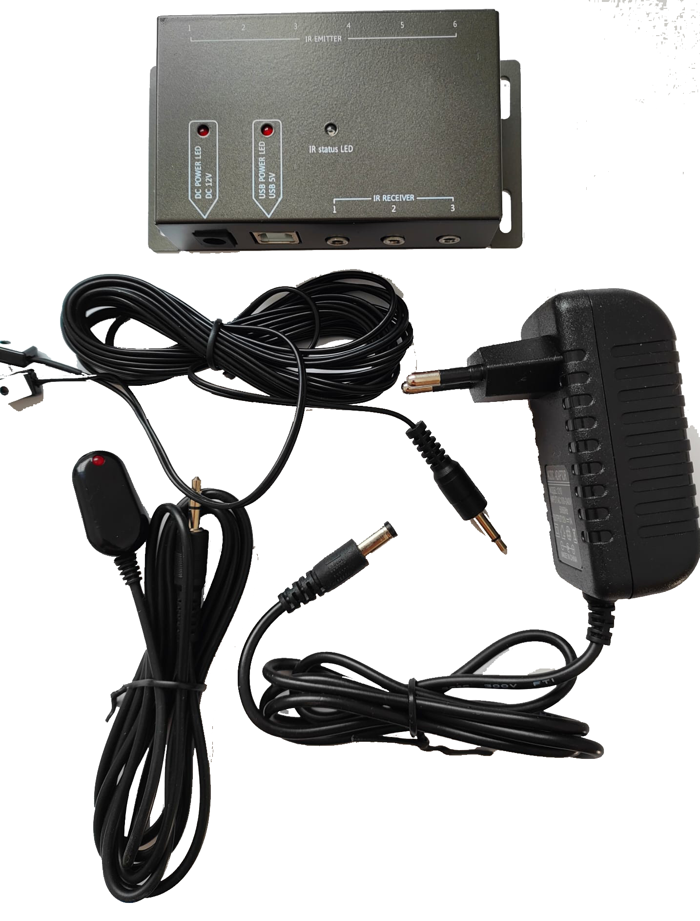 מרחיק אינפרא חיצוני לשלט טלויזיה, מרחיק חיצוני לממיר, למזגן, לסטרימר ועוד