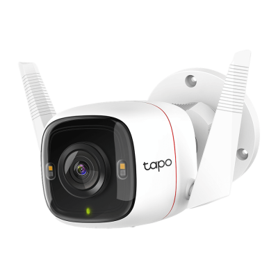 מצלמת אבטחה ביתית IP חיצונית TAPO C320WS 4MP איכותית מוגנת מים IP66​
